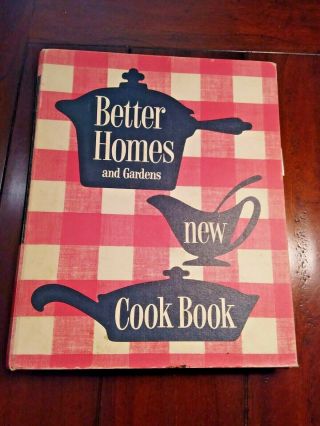 Vintage Better Homes And Gardens Cook Book 5 Ring Binder 1953 First Edition