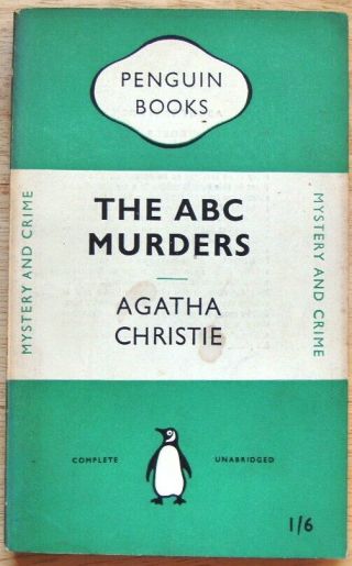 The Abc Murders By Agatha Christie (penguin Crime 1950 Reprint) Number 683