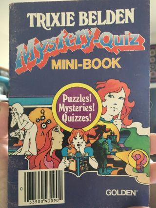 Trixie Belden Mini Quiz Book Mystery - Quiz Mini - Book