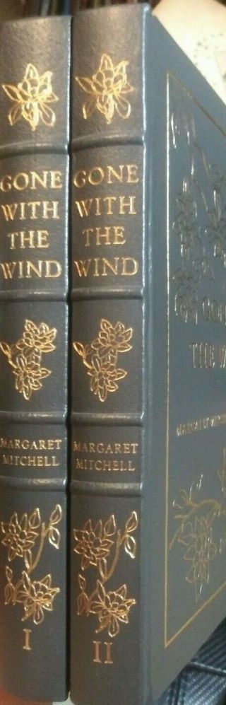 1968 Gone With The Wind By Margaret Mitchell,  2 Volumes,  Easton Press