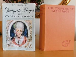 The Convenient Marriage Georgette Heyer,  1st Ed/1952 Reprint Hardcover,  Jacket