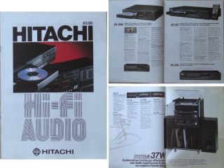 Hitachi Hifi Audio Brochure (1985 - 1986)