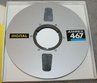 Vintage Ampex 467 Digital Metal Reel 1/2 "