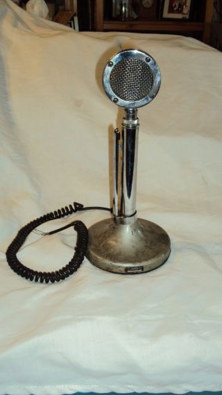 Vintage Astatic D 104 Microphone Lollipop T - Ug9 Stand Ham Cb Radio