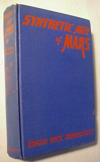 1940 1st Edition Synthetic Men Of Mars Edgar Rice Burroughs Spectacular Pics