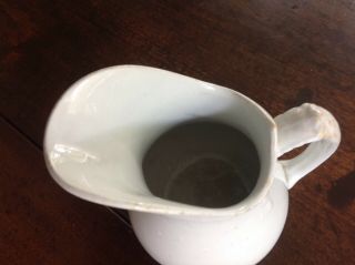 Vintage Sterling Colonial English Ironstone Pitcher Creamer J&G Meakin England 5