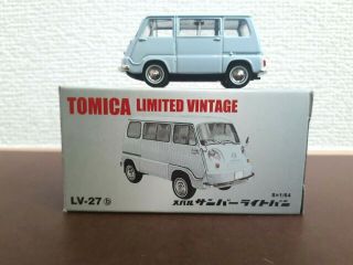 Tomytec Tomica Limited Vintage Lv - 27b Subaru Sambar Light Van
