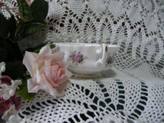 Vintage 1961 Royal Albert Lavender Rose Bone China Cream Soup Bowl Exc 4