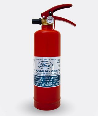 Ford Fire Extinguisher Cp - 2 / 1966 - 75 Sticker Label Vintage