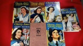 7 Vintage Cherry Ames Nurse Books