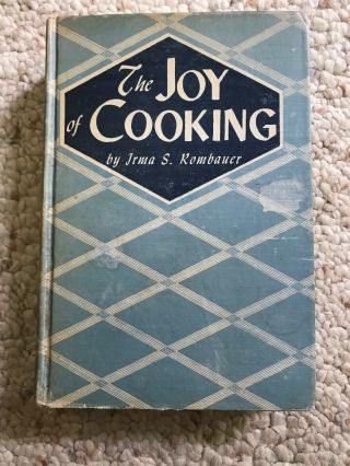 Vintage The Joy Of Cooking 1943 Hardcover Cookbook Recipes Cooking Irma Rombauer