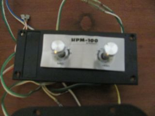 Single Pioneer HPM - 100 Speaker Crossover with Knobs And level Controls L - Pads 4