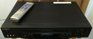 Sony Slv - N71 Vcr Vhs 4 Head Hifi Stereo Video Cassette Recorder Player Remote