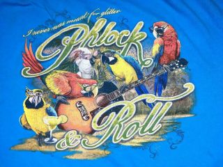 Vintage Jimmy Buffet Margaritaville Orlando Blue Parrot T Shirt Adult Size Lg