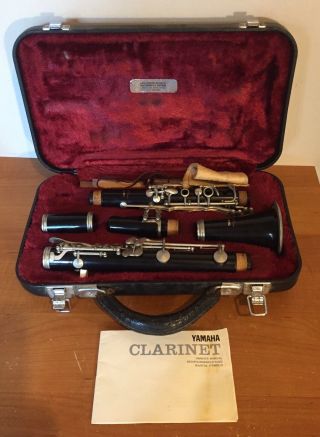 Vintage Yamaha Nippon Gakki Japan Clarinet W/ Hard Case