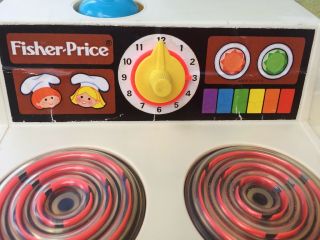 VTG FISHER PRICE 918 SINK DRYING RACK MAGIC BURNER STOVE TOP 919 WITH SOAP 2