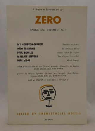 Zero Review Of Literature And Art Vol 2 No 7 1956 - First Edition - Paul Bowles