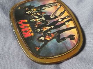 Vtg 1977 KISS DESTROYER BELT BUCKLE PACIFICA MFG Entire Band Please Read 4