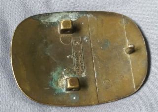 Vtg 1977 KISS DESTROYER BELT BUCKLE PACIFICA MFG Entire Band Please Read 5