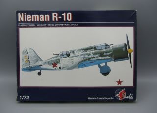 Vintage Nos - Pavla 1/72 Nieman R - 10 Plane Model Kit / 72006