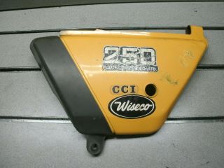 Suzuki Ts,  Ts250,  Vintage,  1978,  Side Panel,  Frame Cover,  Lh Cover,  Sutt