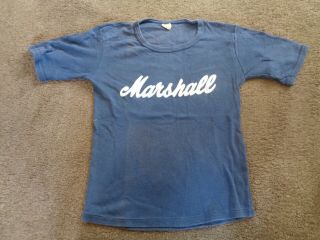 Marshall Amplification Vintage 1970s T Shirt Small.