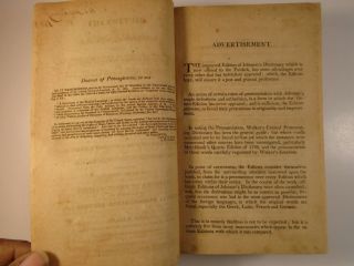 1813 Samuel Johnson DICTIONARY of the English Language PHILADELPHIA 3