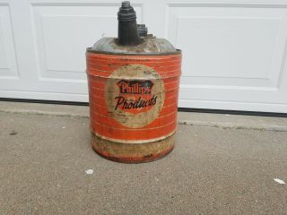 Vintage Oil Cans 5 Gallon Phillips 66