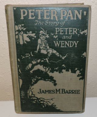 1911 Hardcover Peter Pan The Story Of Peter And Wendy By Barrie