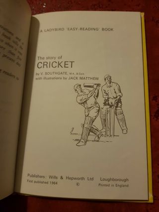 Vintage ladybird Series 606c Games Both Books In Series Cricket Football 5