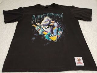 Vtg Nutmeg Nhl Anaheim Mighty Ducks T Shirt Xl