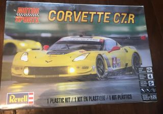Vintage Revell 1/25 Motor Sports Corvette C7 - Rl Kit 85 - 4304 Factory Box