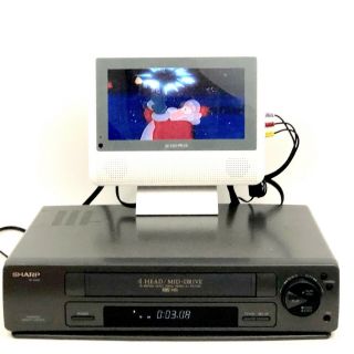 Sharp Vc - A542 4 - Head Vcr Video Cassette Recorder Vhs Player
