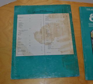 VINTAGE D&D DUNGEON MASTERS COMPANION BOOK ONE & TWO TSR 1984 DUNGEONS & DRAGONS 2