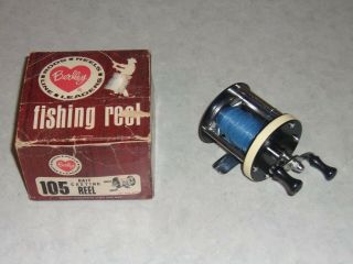 Vintage Bait Casting Reel Berkley 105,  In Orig Shelf Worn Box