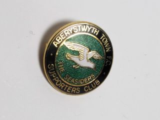 Aberystwyth Town Fc - Vintage Enamel Supporters Club Badge