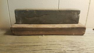 Two Vintage Sharpening Stones,  Old Tools Unbranded 2