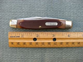 Vintage Schrade Usa 77ot Old Timer Locking Trapper Knife Pocket Improved Muskrat