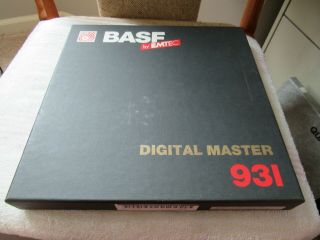 Basf/emtec Dm 931.  1/2 " Width.  10 1/2 " Metal Reel - To - Reel Blank Tape.  - German