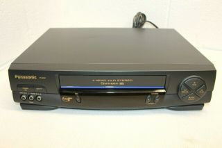 Panasonic Pv - 9451 Vcr Vhs Player Record 4 Head Hi Fi Stereo Tested/working
