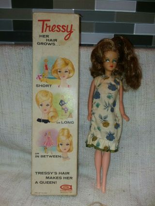 Vintage Tressy Doll W Box And Key