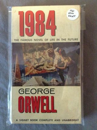 George Orwell,  1984 (1961 23rd Printing) Vintage Paperback.