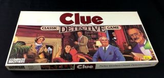 Vintage 1986 Clue Board Game Parker Brothers Classic Detective Game Complete Euc