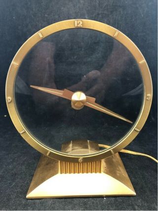 Vintage Jefferson Golden Hour Art Deco Clock As Found