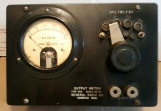 General Radio Output Power Meter Model 486 Vintage Radio Tester