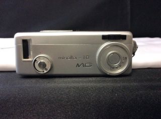 Vintage Minolta16 Mg Subminiature Camara W/case - Minolta Flash W/case - Y48 Filters