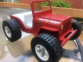 Vintage Tonka Jeep Dune Buggy Red Pressed Steel & Plastic