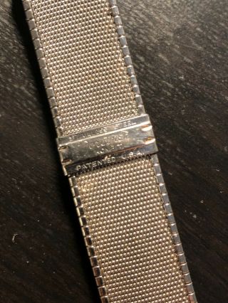 Vintage Forstner Komfit Stainless Steel Watch Band Bracelet 19 Mm