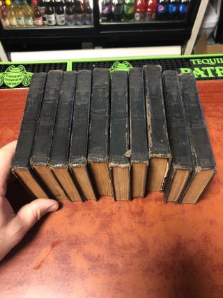 The Of Edgar Allan Poe 10 Volume Set 1904 Commemorative Funk & Wagnalls