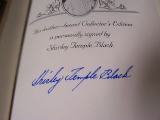 CHILD STAR.  SHIRLEY TEMPLE BLACK.  Easton Press.  1996.  SIGNED & numbered 6